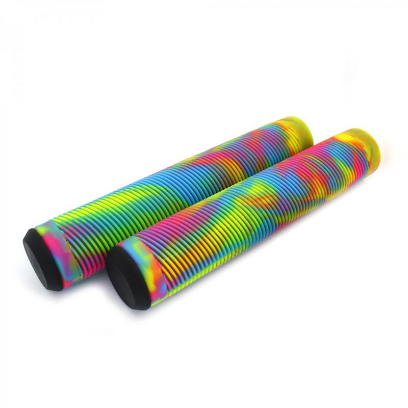 oil slick bike grips